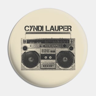 Cyndi Lauper / Hip Hop Tape Pin