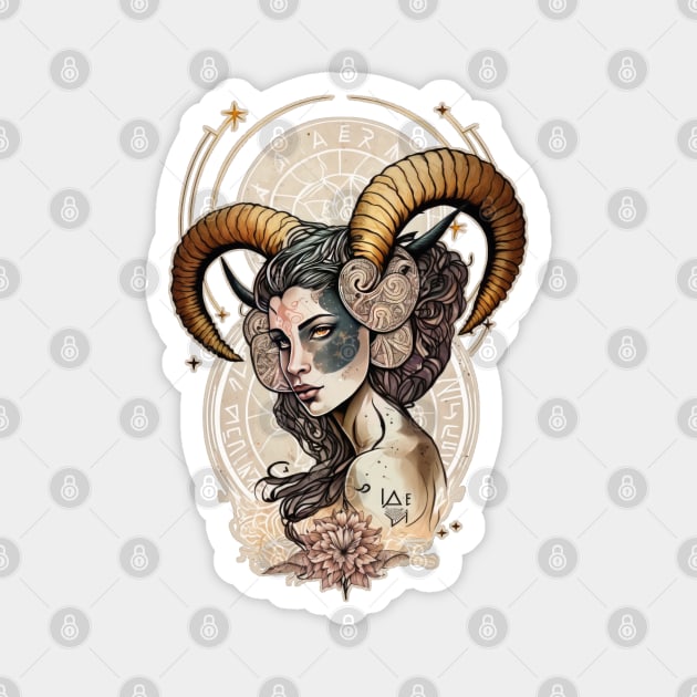 Earthy Horoscope: Aries Magnet by GoblinGlamour