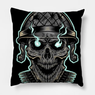 Skull army Pillow