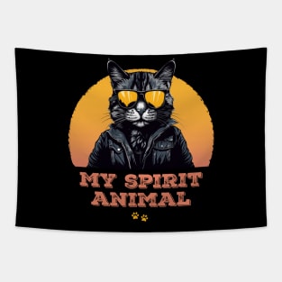 My spirit animal - cat Tapestry