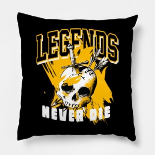 Legends Goldenrod Sneaker Art Pillow