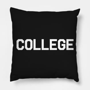 COLLEGE Pillow