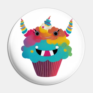 Cupcake Monster Pin