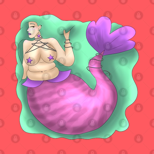 Curvy Mermaid by TheQueerPotato