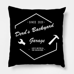 Derd's Backyard Garage Pillow