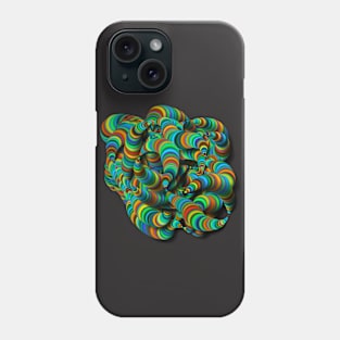 Psychedelic worms Phone Case