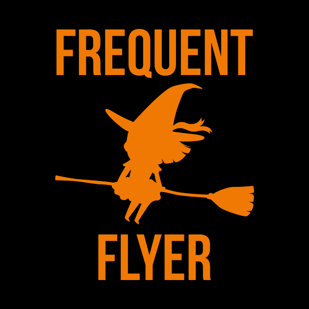 Frequent Flyer Halloween Witch by at85productions