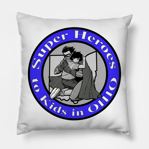 Alternative SHTKIO logo 3 Pillow by Super Heroes to Kids in Ohio