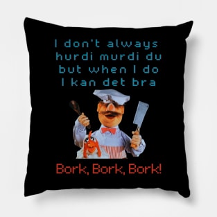 Funny Swedish Chef Pillow