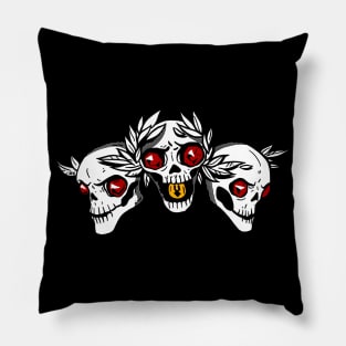 Underworld "Hades" Skulls Pillow