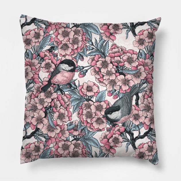 Cherry garden Pillow by katerinamk