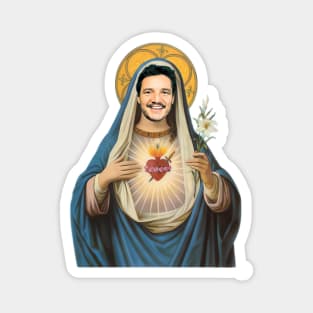 Pedro Pascal sacred heart Magnet