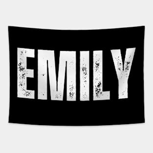 Emily Name Gift Birthday Holiday Anniversary Tapestry