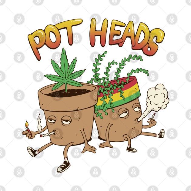 Pot Heads by Vincent Trinidad Art