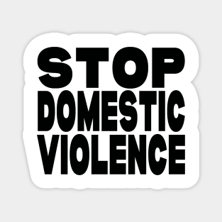 Stop domestic violence Magnet