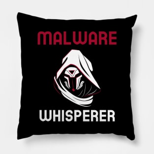 Malware Whisperer Cybersecurity Pillow