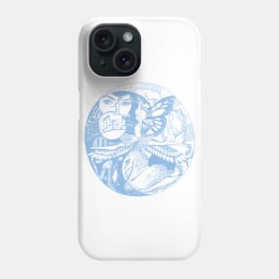 Light Blue Circle Dancing Heal The World Phone Case