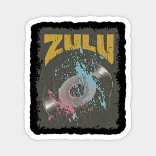 Zulu Vintage Vynil Magnet