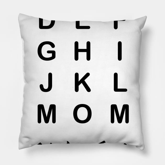 MOM HELP ME LEARN ABC Pillow by HAIFAHARIS