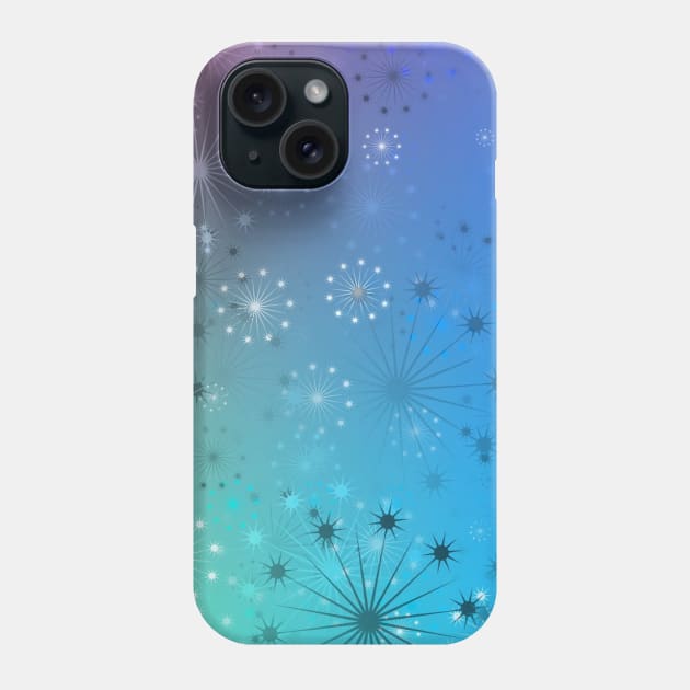 Blue Stars Phone Case by Flamingo Design