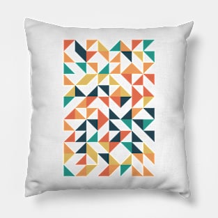 Creative Geometric Colourful Triangle Pattern Pillow