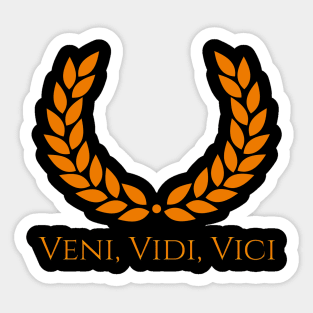 Veni Vidi Vici, I Came, I Saw, I Conquered, Theseus And The Minotaur  Sticker for Sale by xownsend