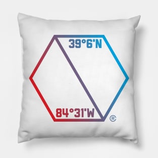 Cincinnati Coordinates Pillow