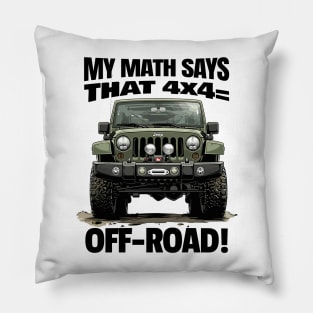 4x4= Off-road Pillow