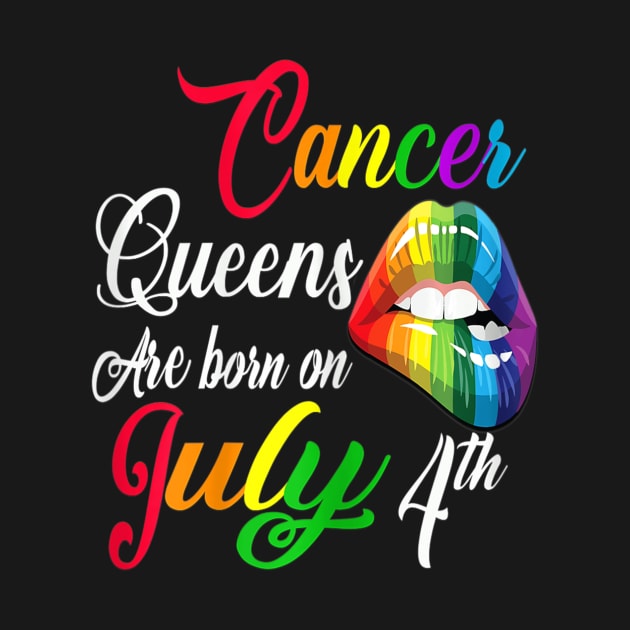 Rainbow Queens Are Born On July 4th Cancer Girl BIrthday by crowominousnigerian 