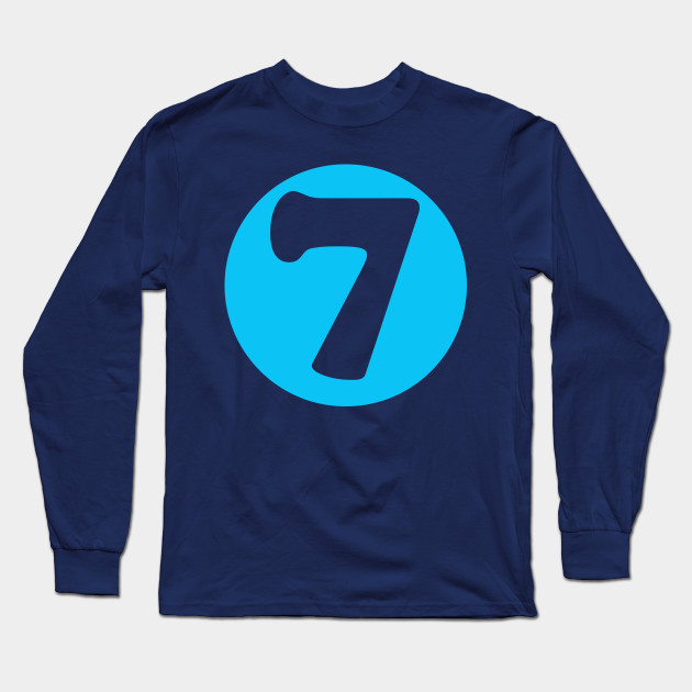 Number Seven 7 Long Sleeve T-Shirt