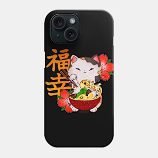 Lucky Cat Ramen Phone Case