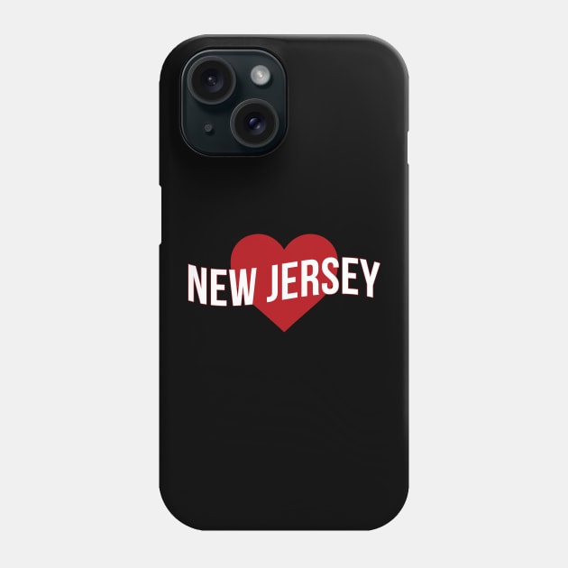 New Jersey Love Phone Case by Novel_Designs