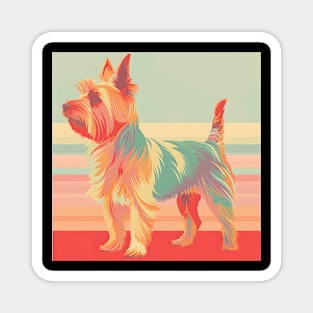 Australian Terrier in 80's Magnet