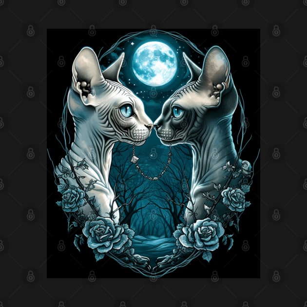 Sphynx Lovers by Enchanted Reverie