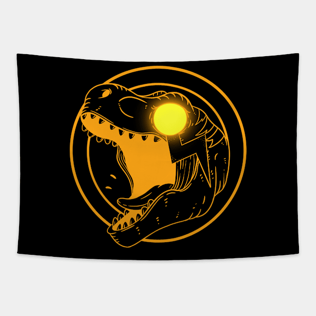 Cyber Rex Tapestry by Artthree Studio