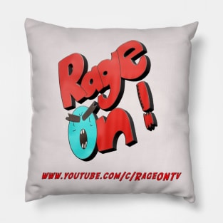 RageOn tv youtube channel merch Pillow