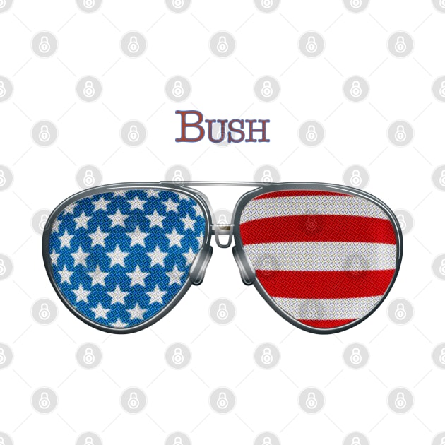 USA GLASSES GEORGE BUSH by SAMELVES