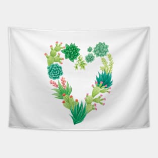 Cactus Heart Tapestry