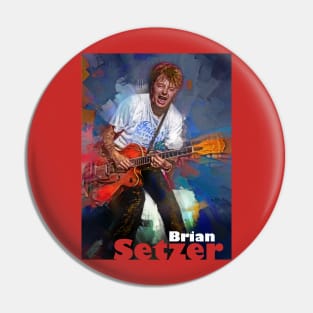 Brian Setzer Pin