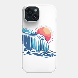 Waterfall Sun Phone Case