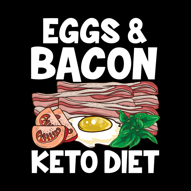 Cute Eggs & Bacon Keto Diet No Carb Dieting by theperfectpresents