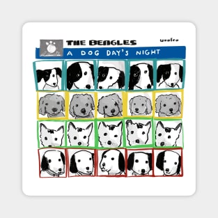 Beatles Beagles Album Magnet