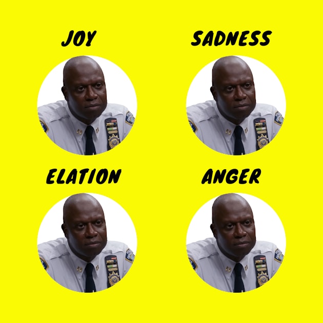 The differing emotions of Raymond Holt by AJDP23