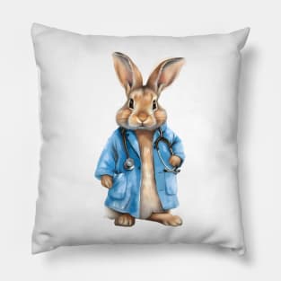 Peter rabbit doctor Pillow