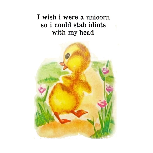 i wish i were a unicorn by Stubbs Letterpress