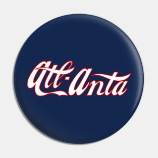 Atlanta - home of Coke (red/white) Pin