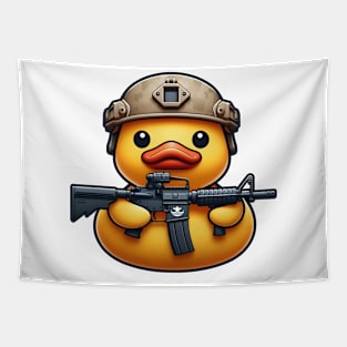 tactical Rubber Duck Tapestry