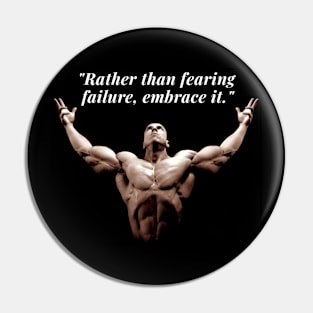 Embrace Failure, Keep Grinding Pin