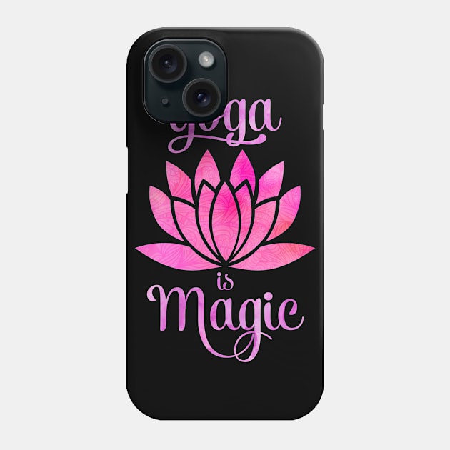 Yoga is magic. Phone Case by LebensART