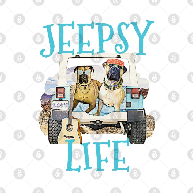 Jeepsy Life Vintage-Look by Witty Things Designs